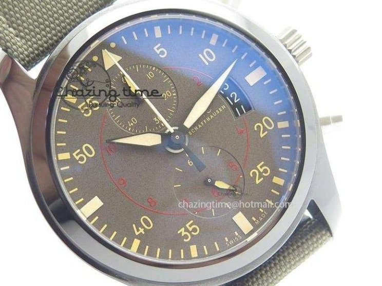MIROTIME 0119 Pilot Top Gun Miramar IWC388002 ZF 1:1 Best Edition Ceramic Case On Nylon Strap A Practical 7345